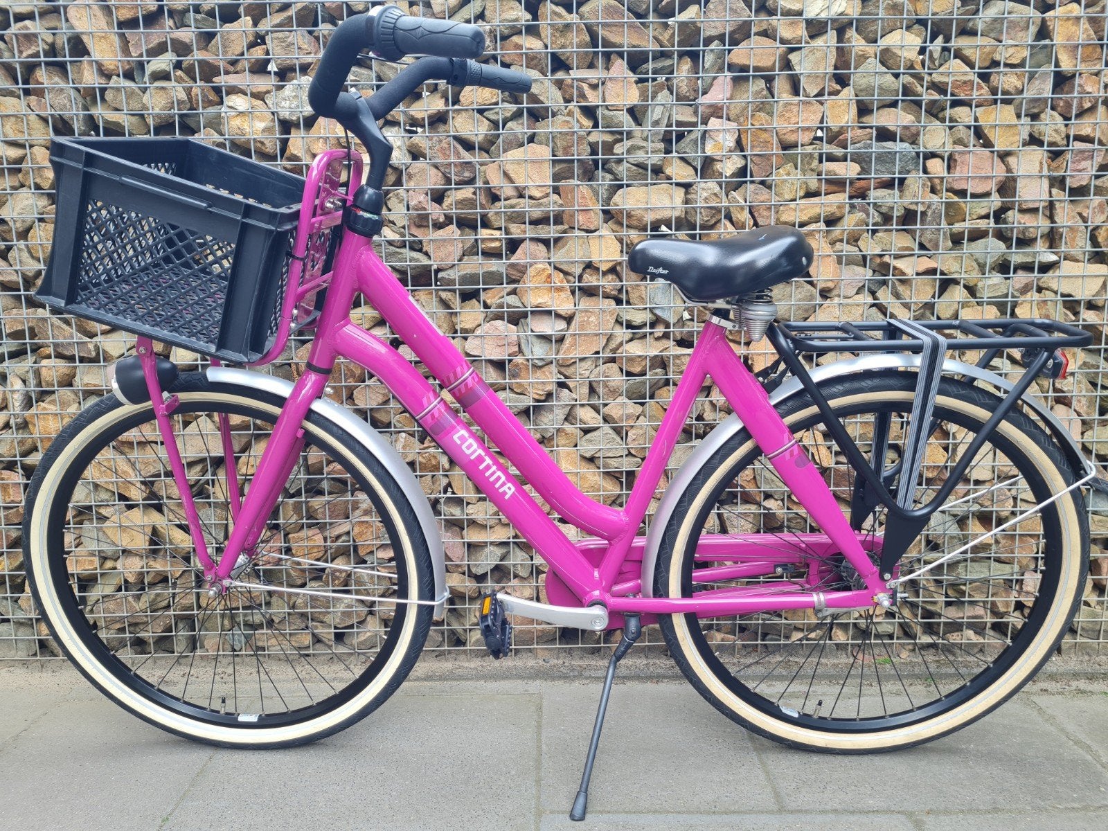 Nette en hippe 28" Cortina Crush damesfiets 3V (53 cm), Fietsen en Brommers, Fietsen | Dames | Damesfietsen, Terugtraprem, Gebruikt
