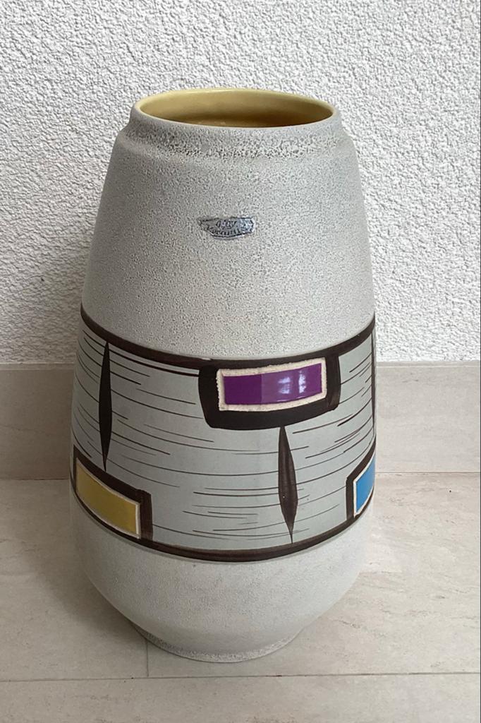 Vintage Bay Keramik vaas - West Germany 631-30, hoog 30cm, Ophalen of Verzenden