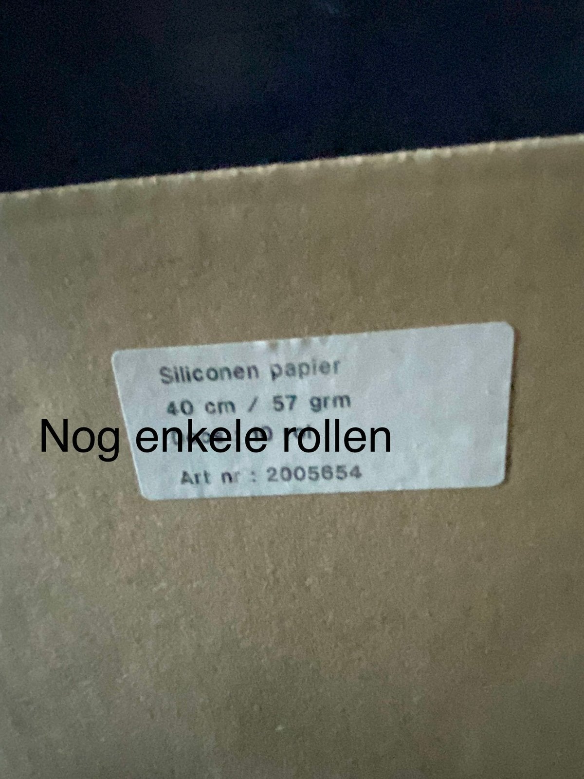 Siliconen papier 40 cm / 57 grm, Ophalen of Verzenden, Nieuw, Papier of Karton, Knutselmateriaal