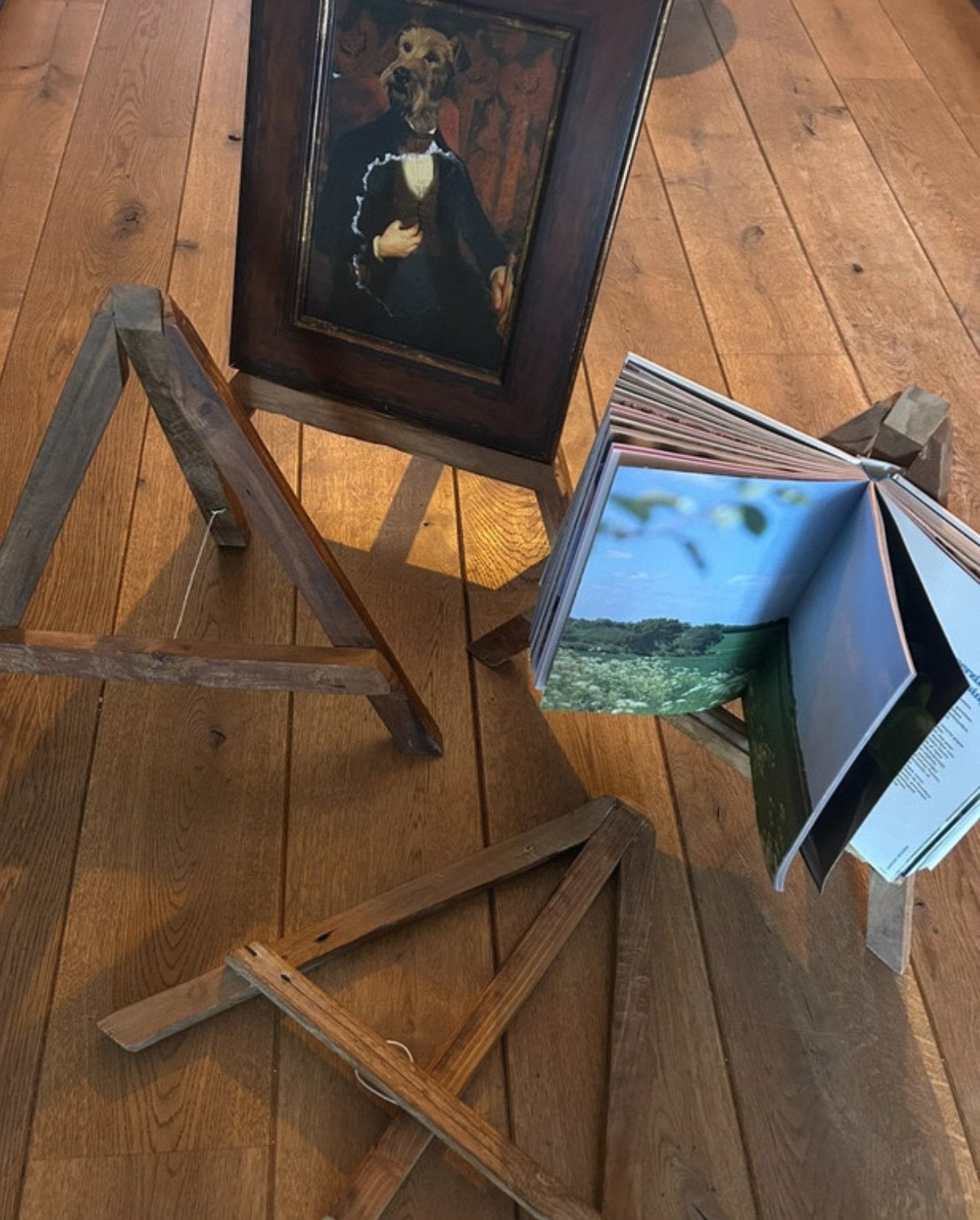 HSM teak houten standaard, Ophalen of Verzenden, Nieuw