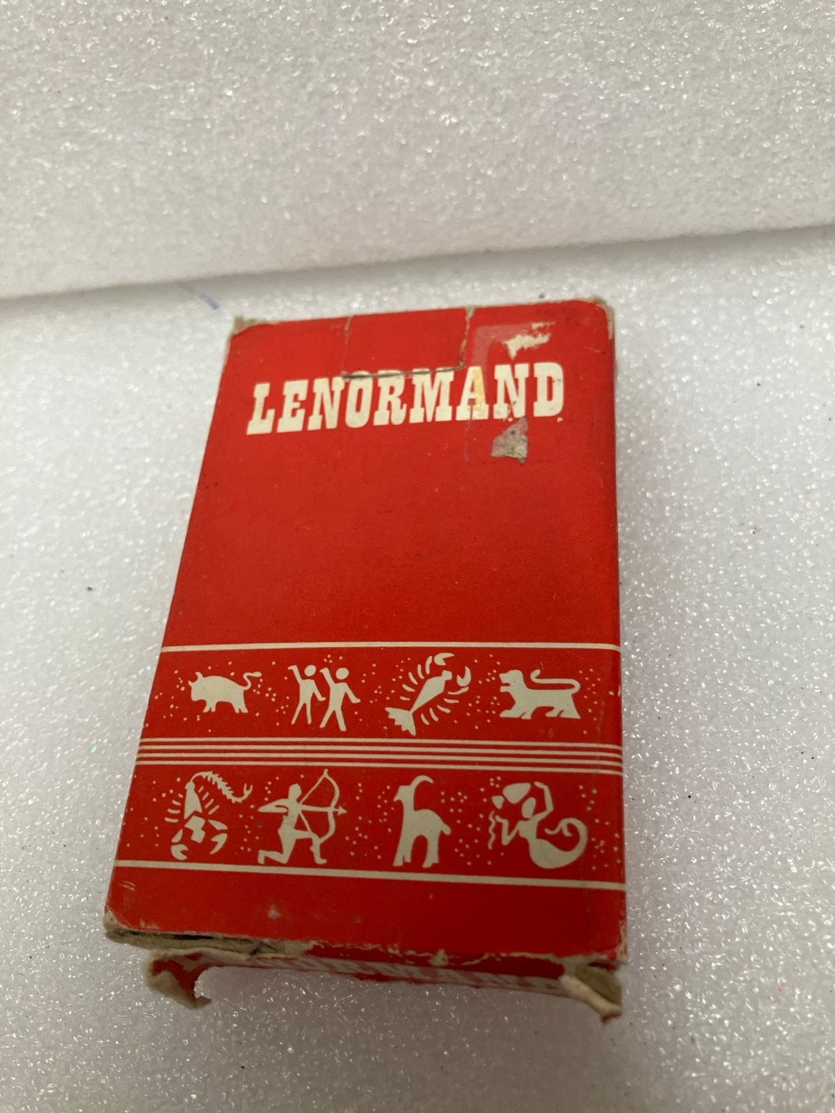 Vintage Lenormand Waarzegkaarten - Carta Mundi Turnhout, Een of twee spelers, Ophalen of Verzenden, Zo goed als nieuw