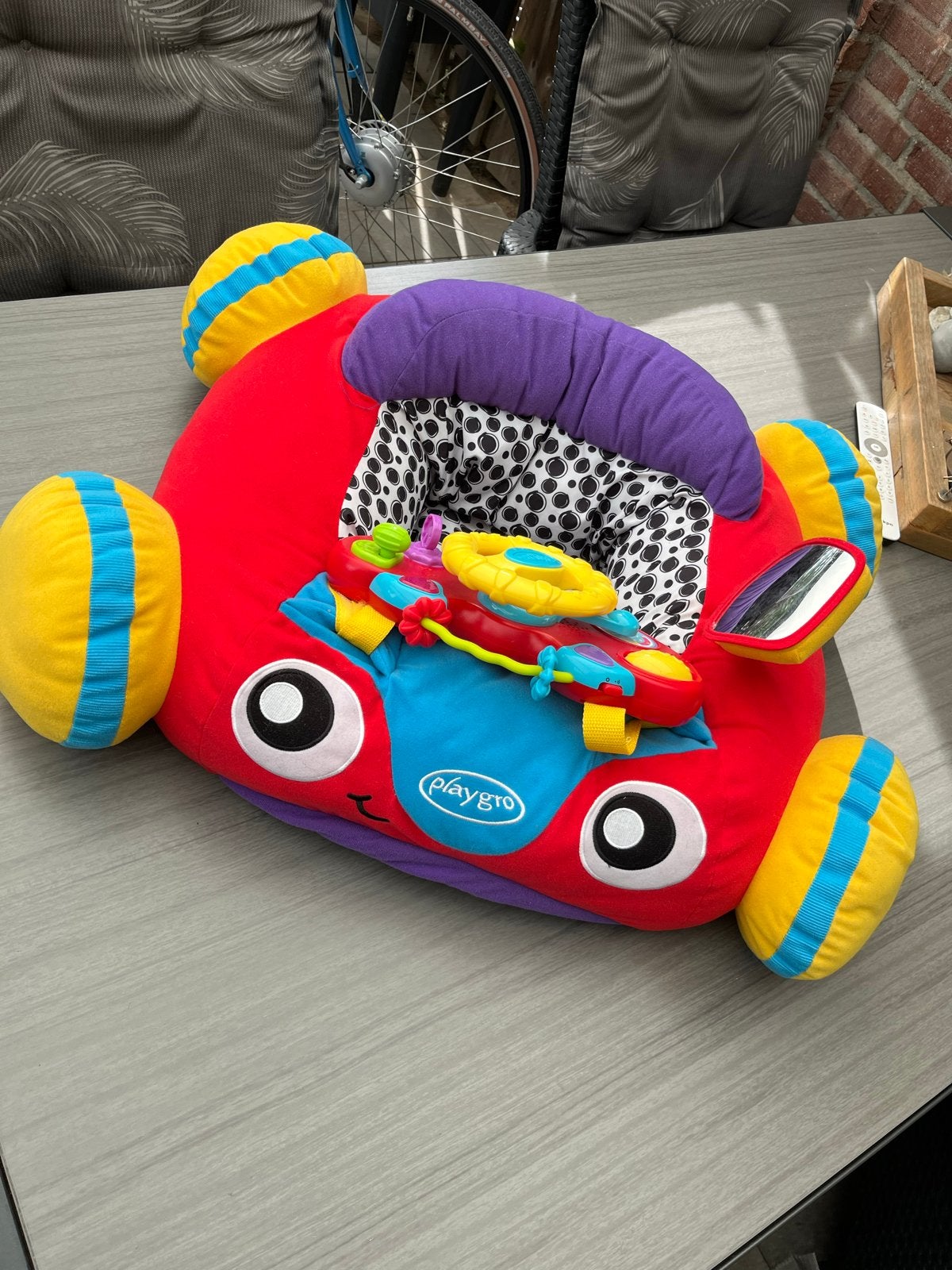 Playgro auto speelkleed - Zo goed als nieuw, Ophalen, Zo goed als nieuw, Speelkleed, Met geluid