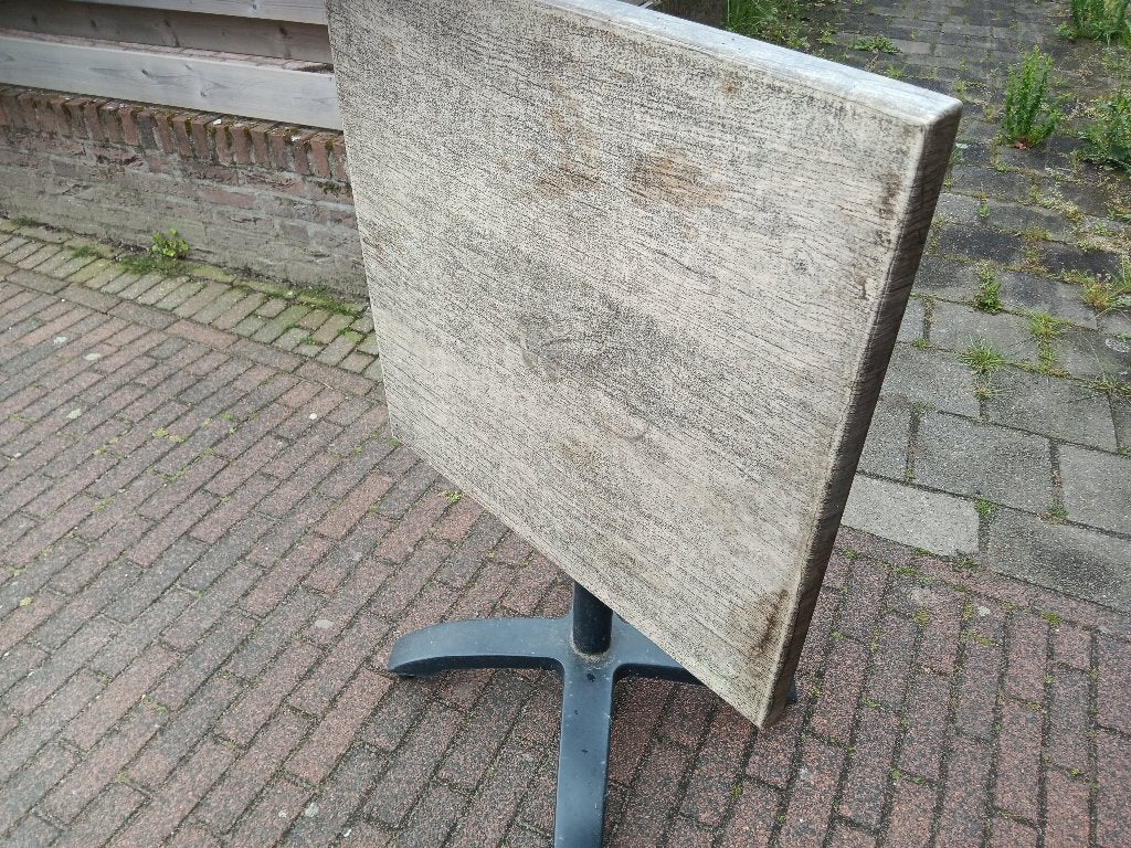 inklapbare horeca terrastafels en horeca terrasstoelen, Ophalen, Gebruikt, Rechthoekig