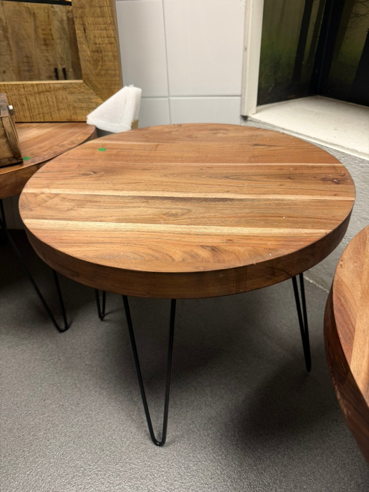 Mango tafeltjes 60 cm, Mango, 50 tot 100 cm, Rond, Nieuw