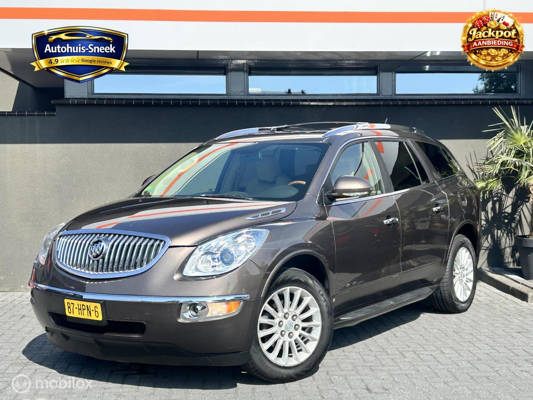 Buick Enclave CXL AWD | 8-Persoons | Leer | LEES TEKST!, Automaat, Gebruikt, Overige carrosserieën, Bruin