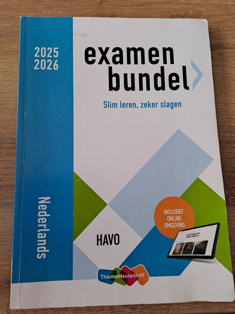 examenbundel, Ophalen of Verzenden, Zo goed als nieuw, HAVO