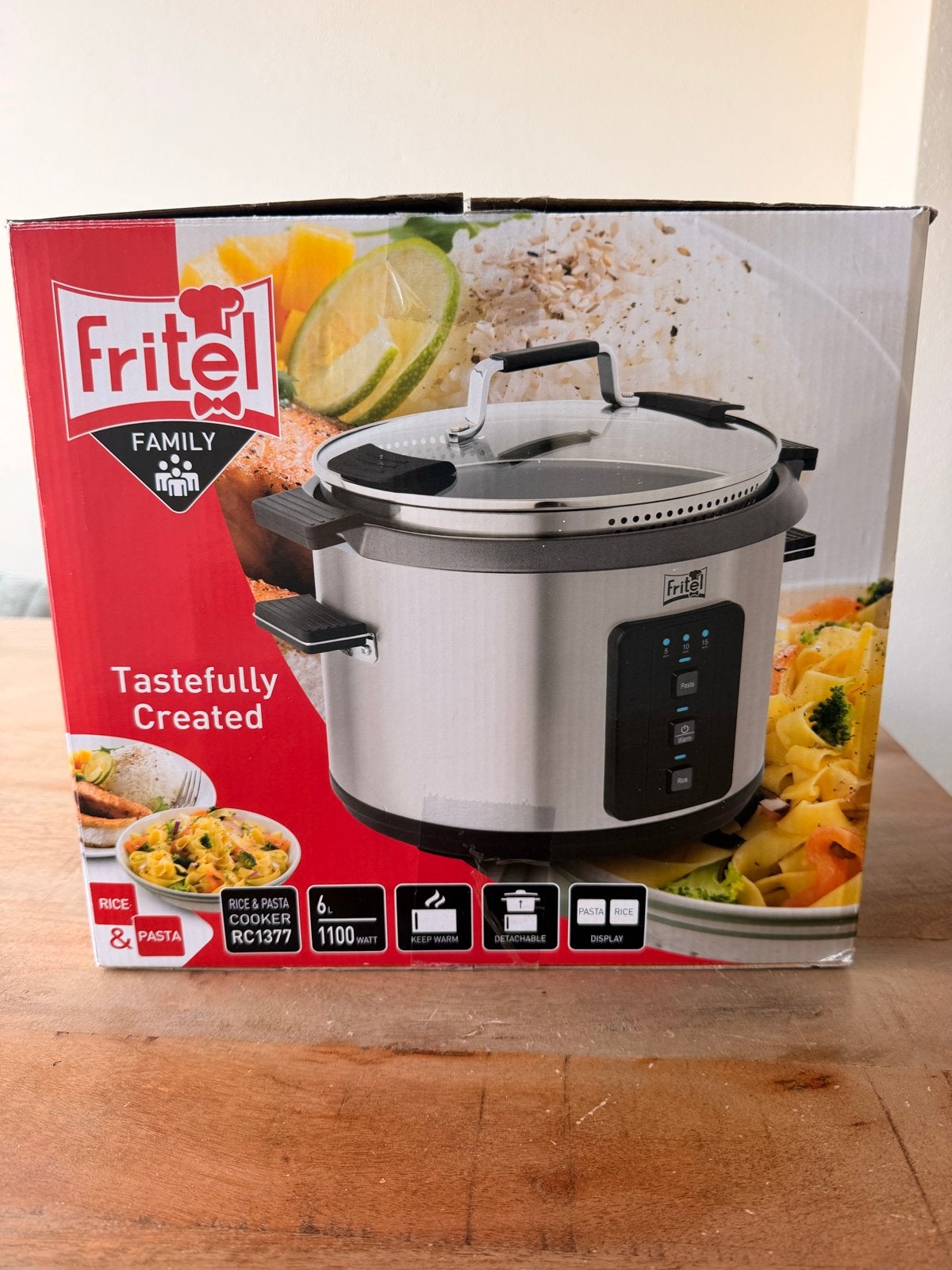 Fritel Family Rijst- en Pastakoker RC1377 - Nieuw in doos, Ophalen, Nieuw