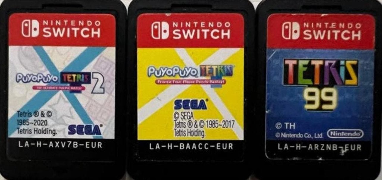 Nintendo Switch Tetris Games: Puyo Puyo Tetris 1, 2 & Tetris, Spelcomputers en Games, Ophalen of Verzenden, Gebruikt, Switch Original