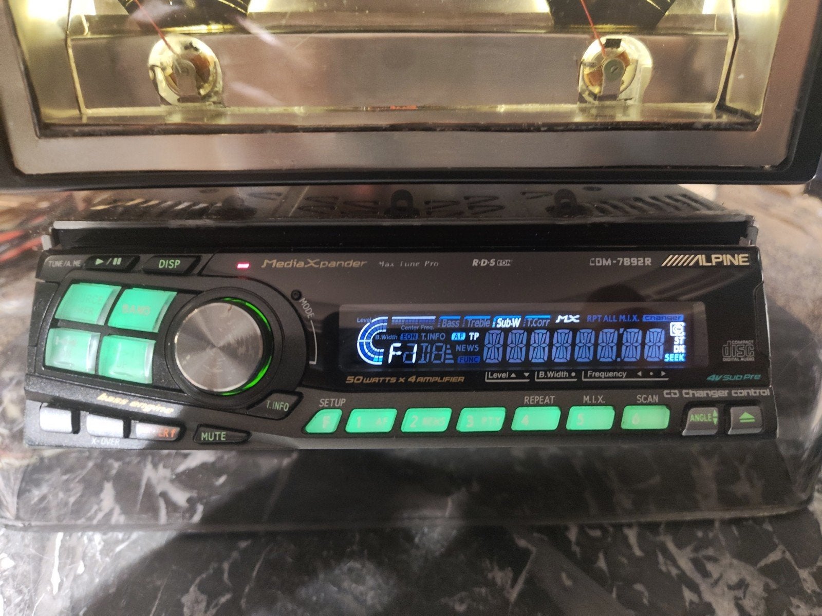 **Alpine CDM-7892R**Autoradio*EQ*oldskool*vintage*, Ophalen of Verzenden, Gebruikt