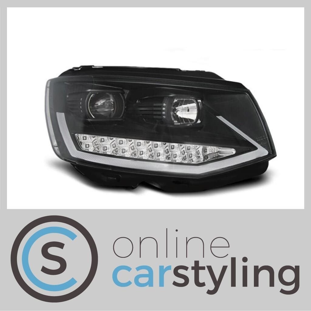 Koplampen VW Transporter T6 Lightbar Design Dynamic LED, -, Volkswagen, -, Nieuw