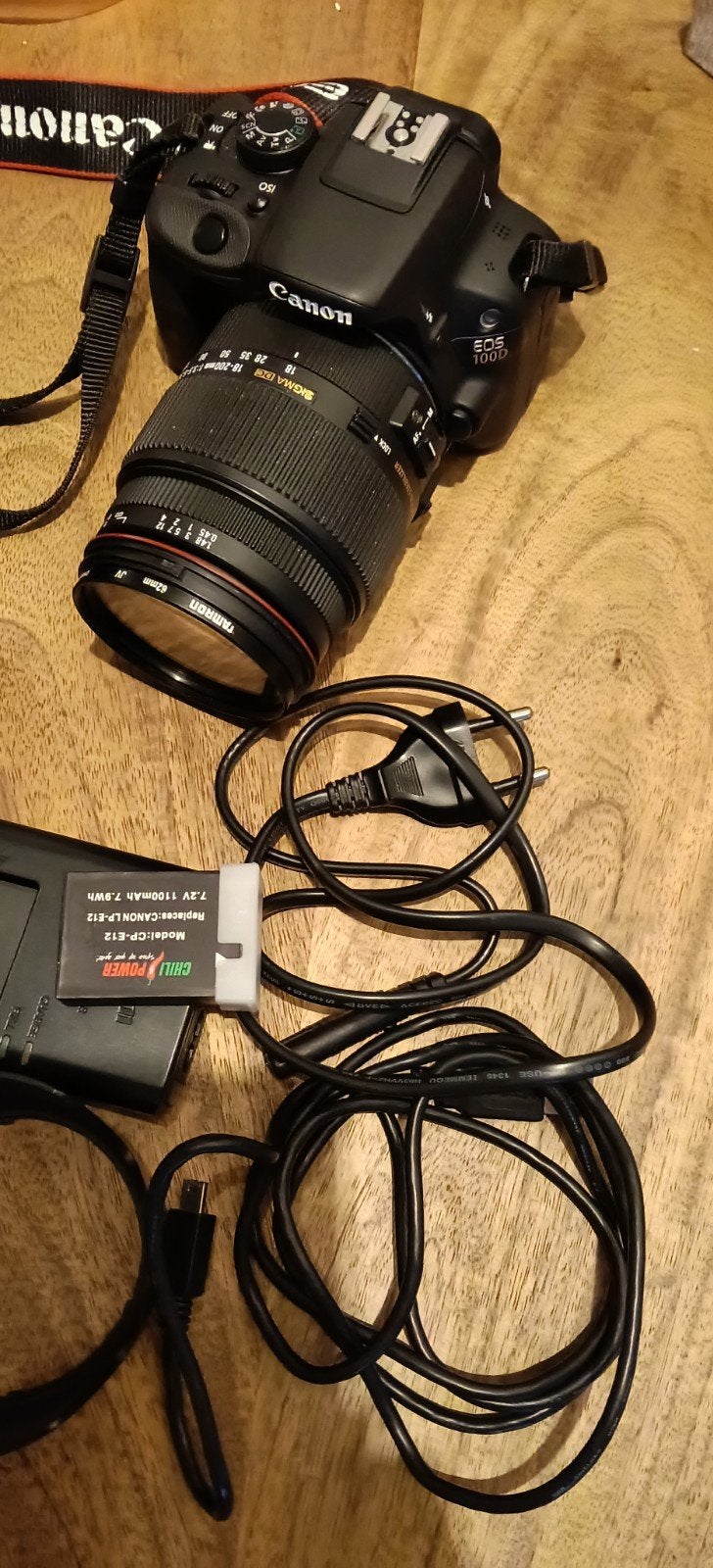 Canon EOD 100D, Ophalen of Verzenden, Gebruikt, Canon, Geen optische zoom