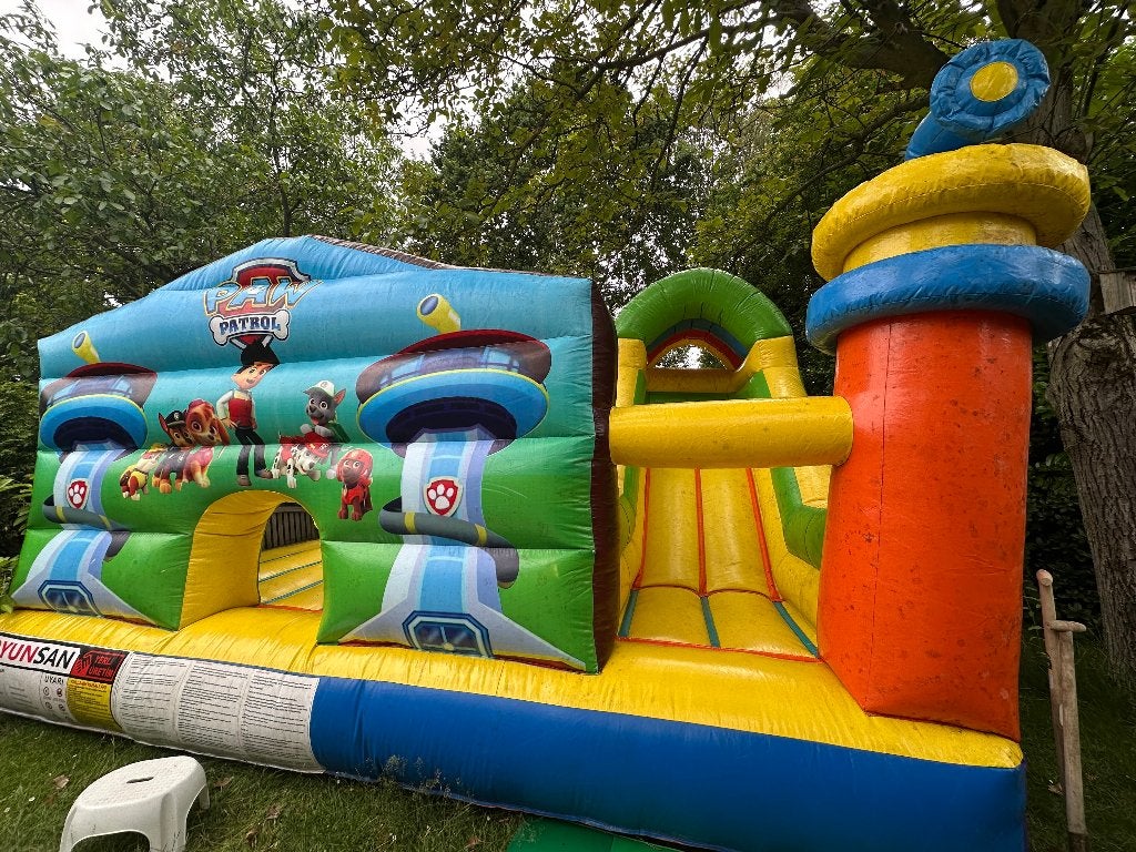 Multiplay Hondenpatrouille Springkussen met Blower, Ophalen, Gebruikt, Verjaardag
