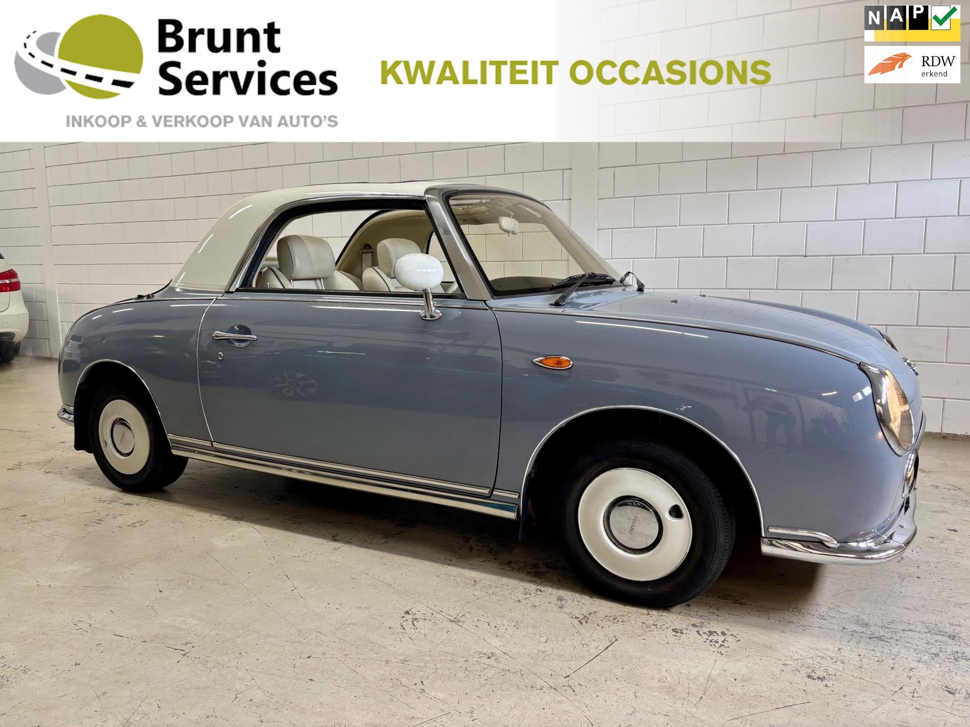 Nissan FIGARO Turbo Bj.91|Automaat|Leder|Airco|Volledig onde, Gebruikt, Leder, Bedrijf, 2 stoelen
