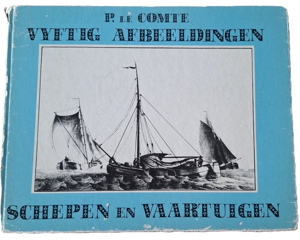 Schepen en vaartuigen - vijftig afbeeldingen, Verzenden, Gebruikt, Zeilboot, Boek of Tijdschrift
