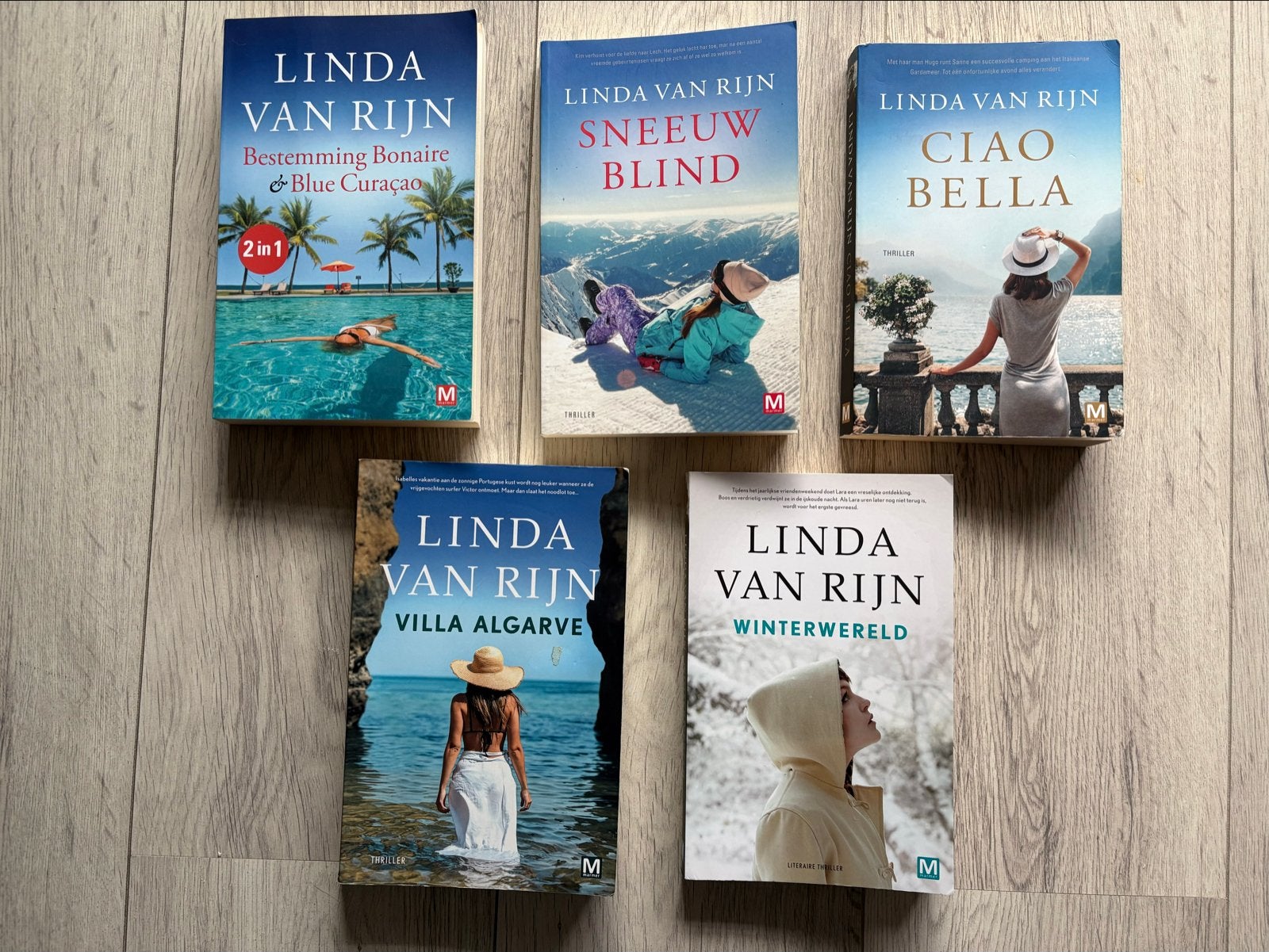 5 stuks Linda van Rijn thrillers - diverse titels, Ophalen, Gelezen, Nederland