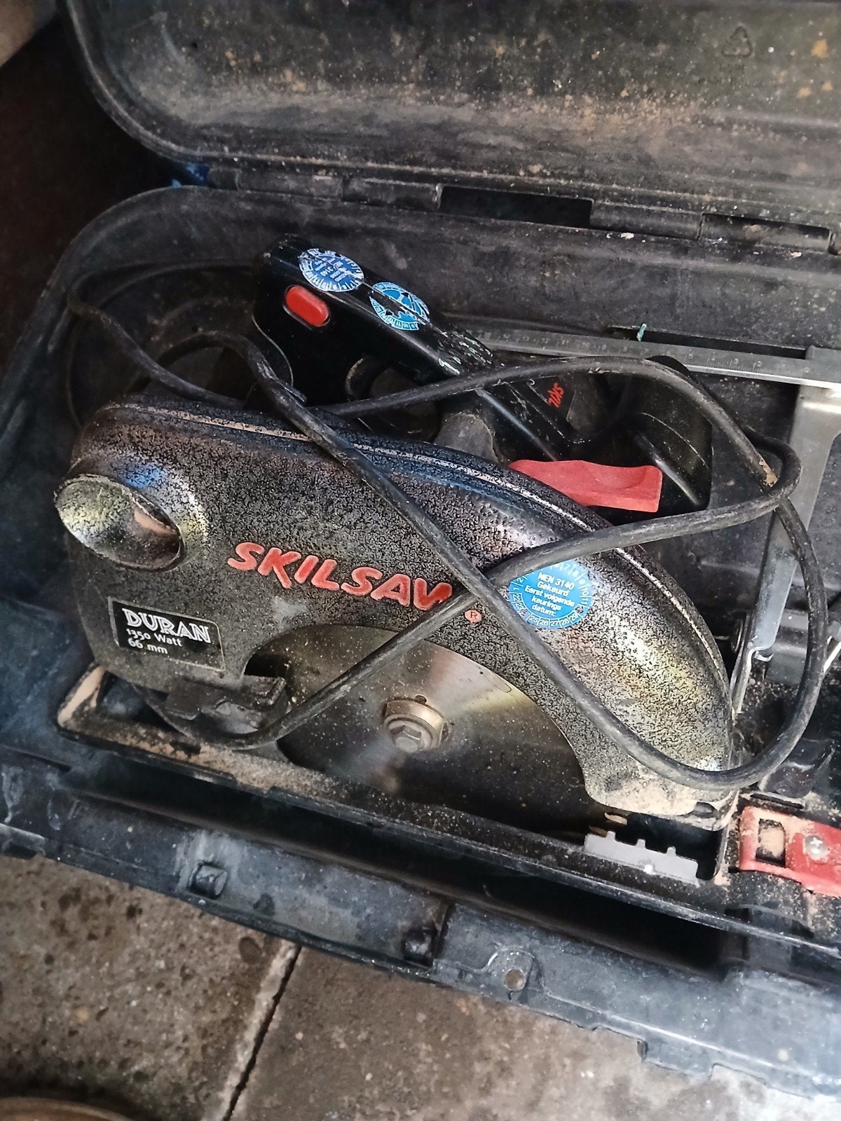 Skil intervalzaag in koffer, Doe-het-zelf en Verbouw, Ophalen of Verzenden, 1200 watt of meer, 30 tot 70 mm