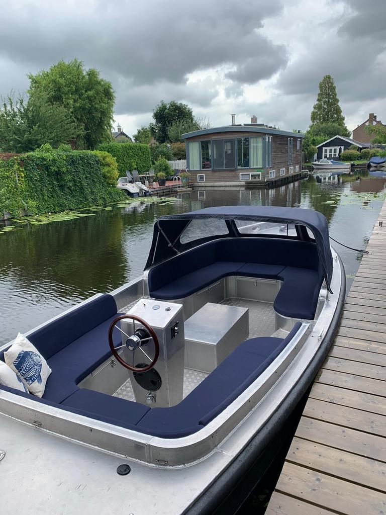 Sloep Aluminium Electrisch 6,50, Ophalen, Gebruikt