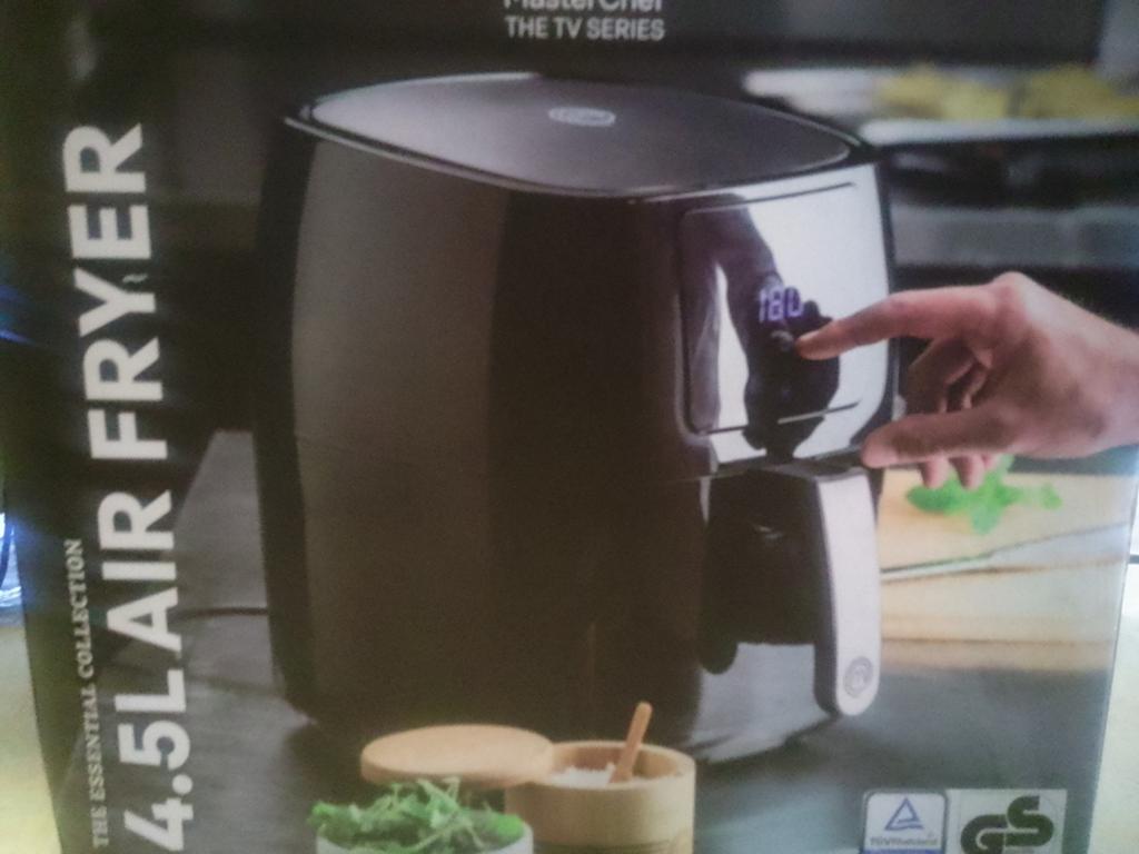 Nieuwe Airfryer 4.5 liter - MasterChef The TV Series, Witgoed en Apparatuur, Airfryers, Ophalen of Verzenden, Nieuw, Airfryer