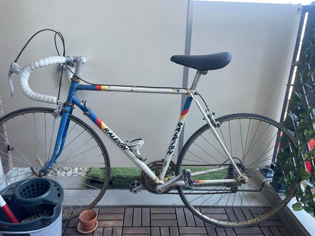 Vintage racefiets (Raleigh), Fietsen en Brommers, Ophalen