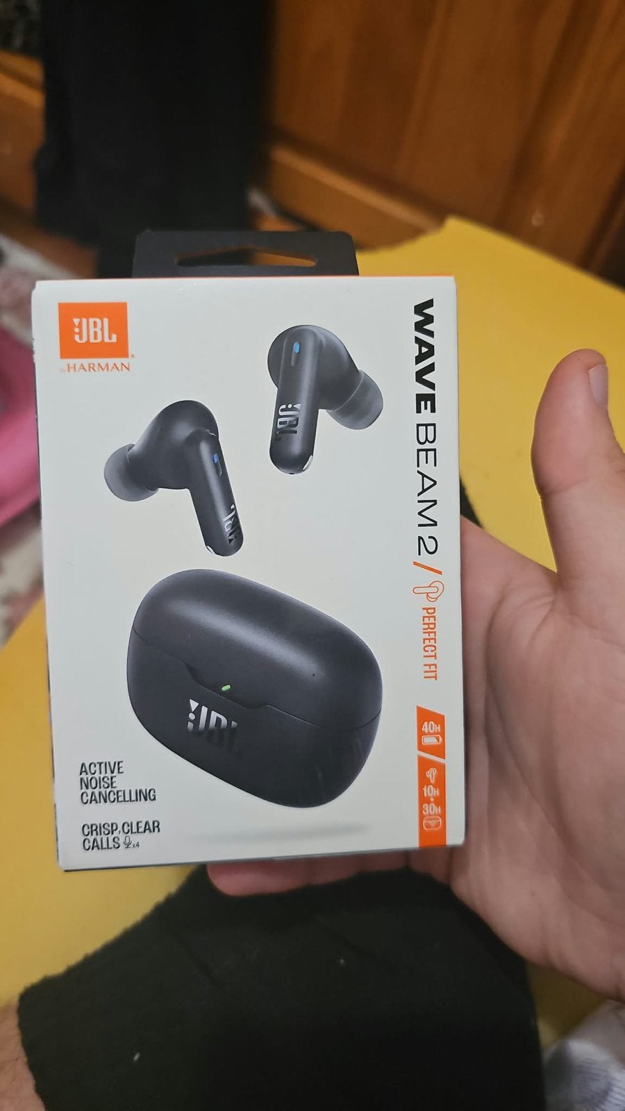 JBL Wave Beam 2 TWS Oordopjes met ANC en Pure Bass Geluid, In-ear, JBL, Bluetooth, Nieuw