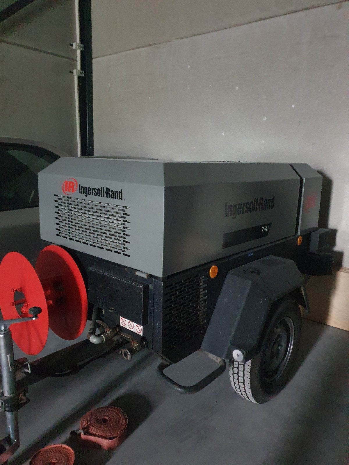Ingersoll Rand 7/41 Mobiele Compressor, Ophalen, Gebruikt, 400 tot 800 liter/min, Mobiel