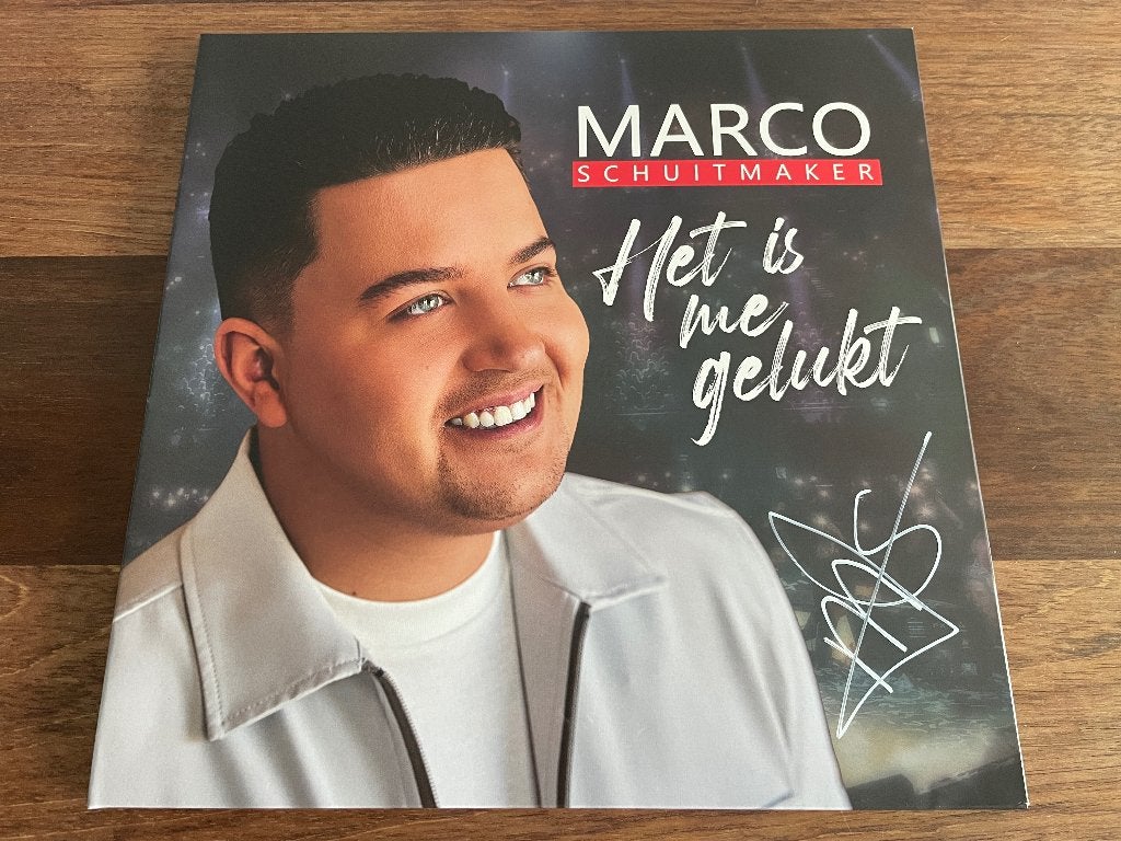 Vinyl LP Marco Schuitmaker Het Is Me Gelukt GESIGNEERD ROOD, LP, Gatefold hoes, Ophalen of Verzenden, Pop
