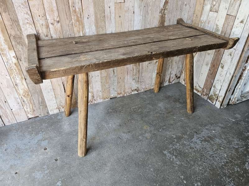 stoere oude werktafel,slachttafel ``WOONWINKEL RUSTIEK``, Ophalen