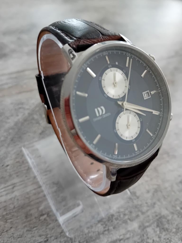 Danish design heren horloge, Antiek en Kunst, Antiek | Klokken, Ophalen of Verzenden