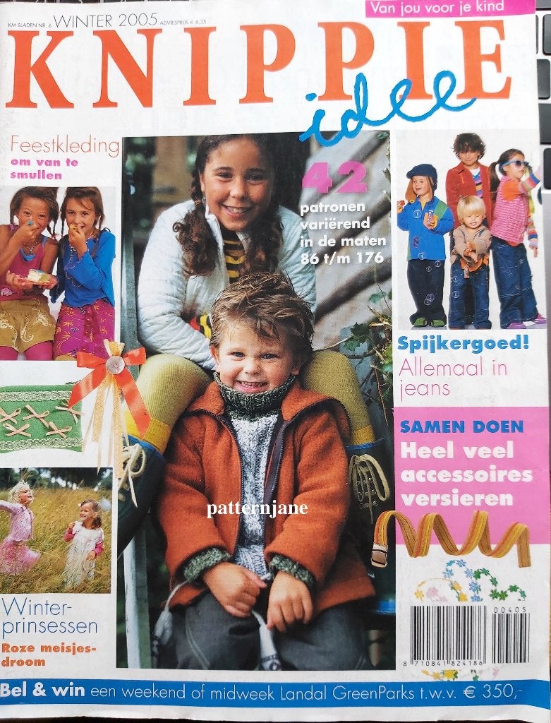 Knippie winter 2005  en neue mode kindermode nr 5313, Ophalen of Verzenden, Kind, Knippie