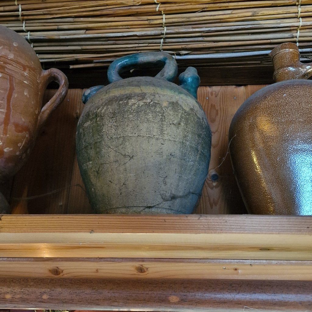 Aangeboden verweerde terracotta amfora aardewerk kruik., Ophalen of Verzenden