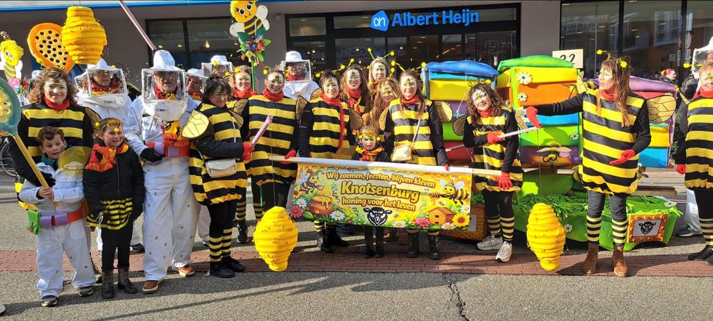 Complete Bijen- en Imker Loopgroep Carnavalskleding Set, Ophalen, Gebruikt, 170 of groter, Jongen of Meisje