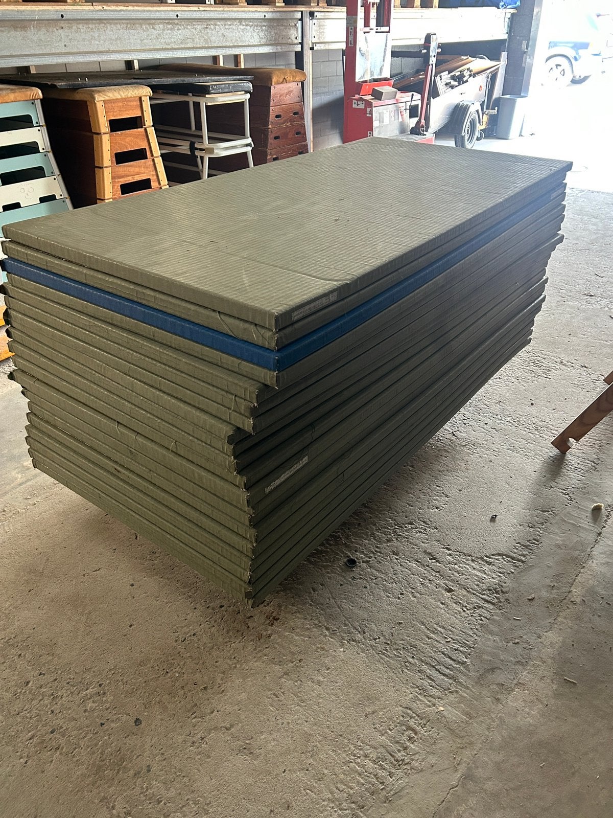 Judomatten 200x100x4cm 20 stuks, Sport en Fitness, Maat XL, Ophalen, Zo goed als nieuw, Judo
