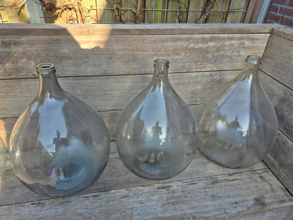 Vintage gistflessen / ballonflessen voor wijn maken, Ophalen of Verzenden