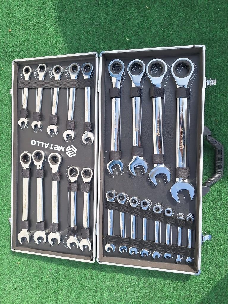 22-delige Ratelsleutel Set – Nieuw in koffer, Auto diversen, Autogereedschap, Nieuw, Info@mettaloequpment.nl, Reinhnstrasse 133