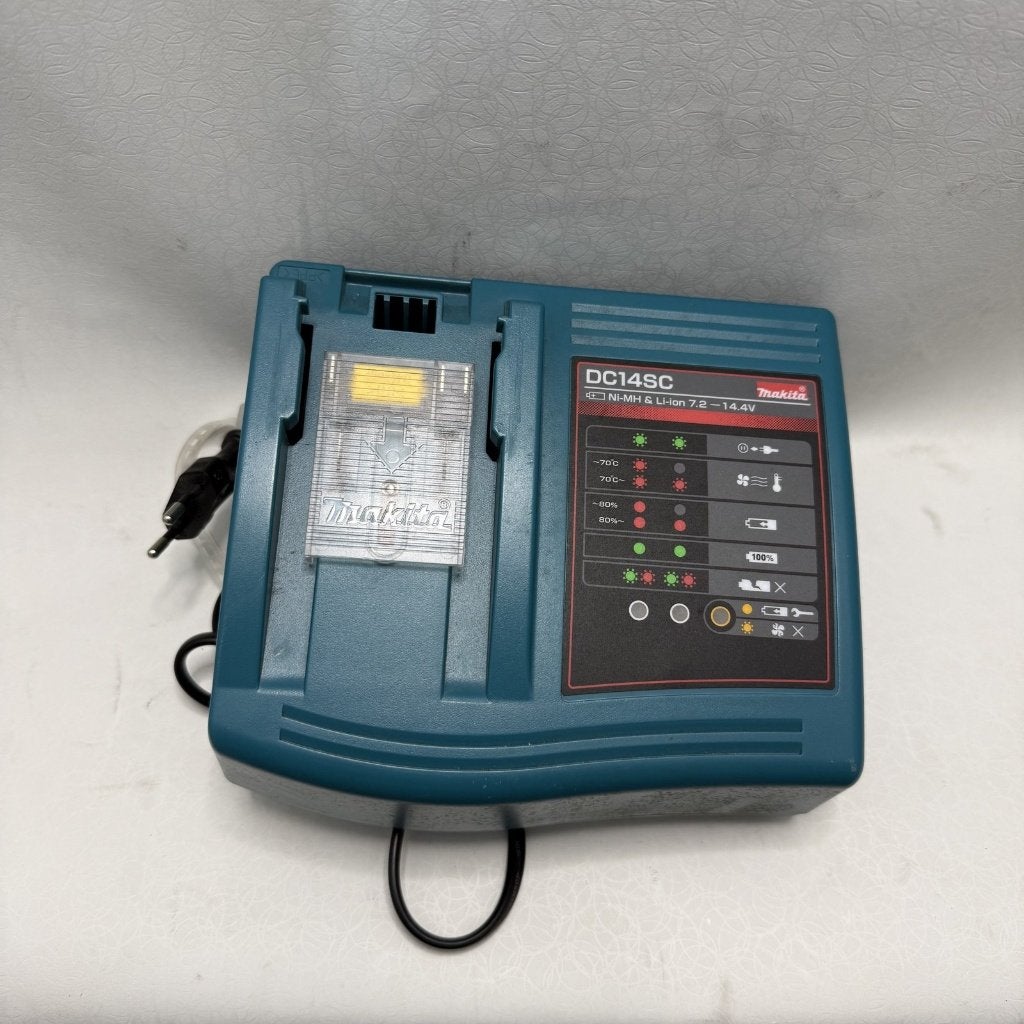 Makita DC14SC acculader, Gebruikt, Ophalen of Verzenden, Guaestus Trading, Sales@guaestus.com