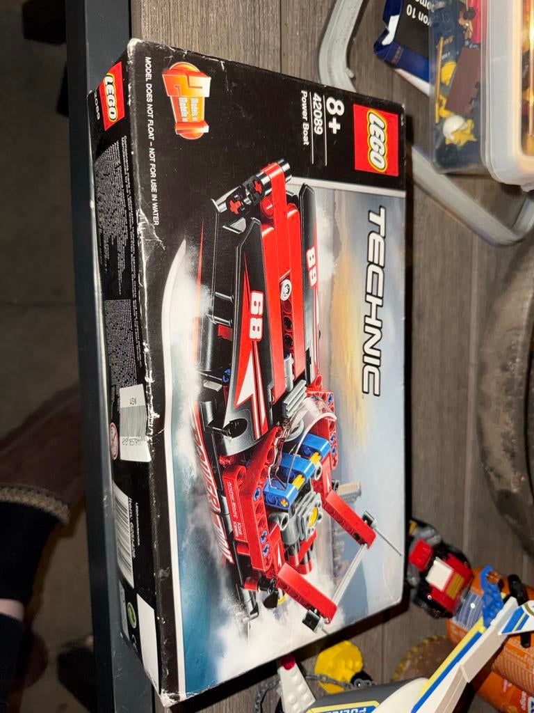 Lego Technic Power Boat 42089, Lego, Nieuw, Ophalen of Verzenden, Technic