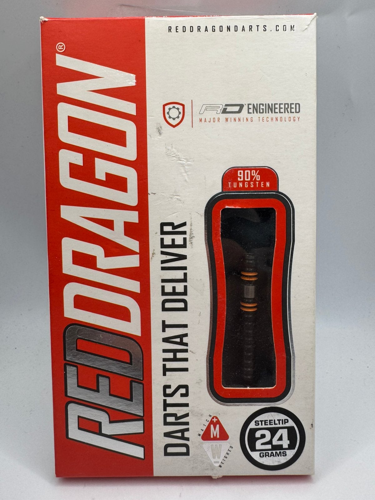 Red Dragon Amberjack 24 Gram Dartpijlen, Ophalen of Verzenden, Zo goed als nieuw, Nvt, Pijlen