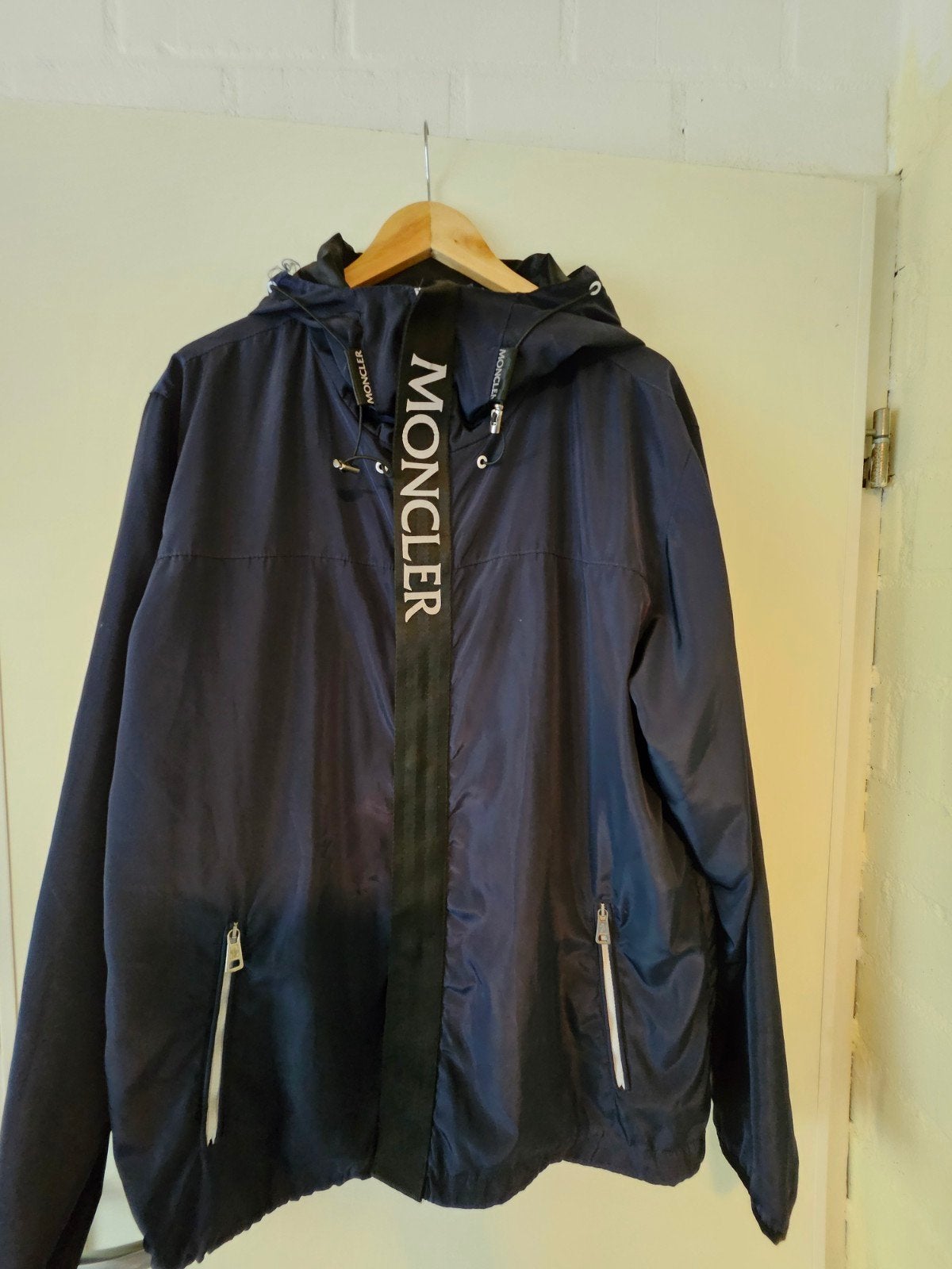 Moncler jas - Donkerblauw - Maat XXL, Moncler, Blauw, Overige maten, Ophalen of Verzenden