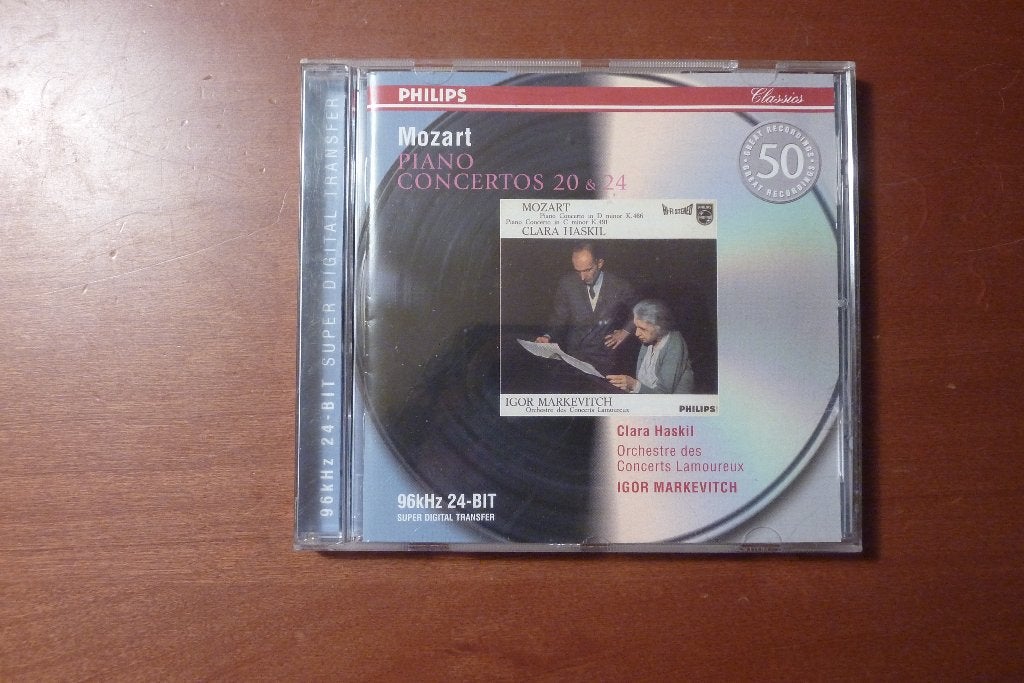 Mozart Piano Concertos 20 & 24 - Clara Haskil, I. Markevitch, Mozart, Overige typen, Reissue, Ophalen of Verzenden