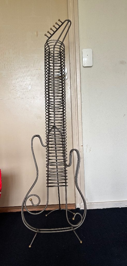 Cd rek gitaar, Ophalen, Gebruikt, Metaal, 25 tot 75 discs