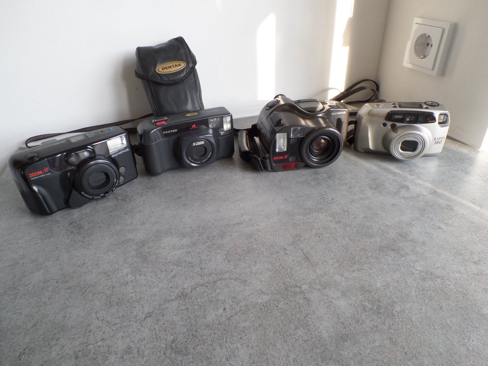 6 compact camera’s Pentax, Olympus,Nikon, Yashica, Audio, Tv en Foto, Ophalen of Verzenden, Compact, Olympus