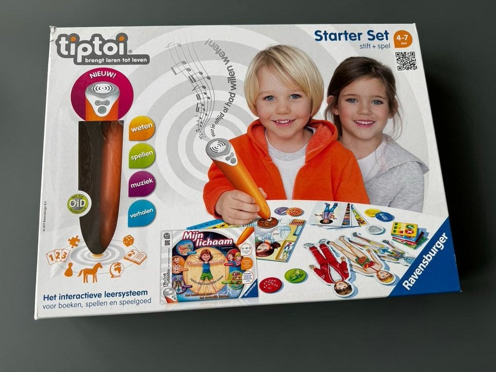 Tiptoi Starter Set: Mijn Lichaam & De Hongerige Getallenrobo, Kinderen en Baby's, Ophalen of Verzenden, Zo goed als nieuw, Taal en Lezen