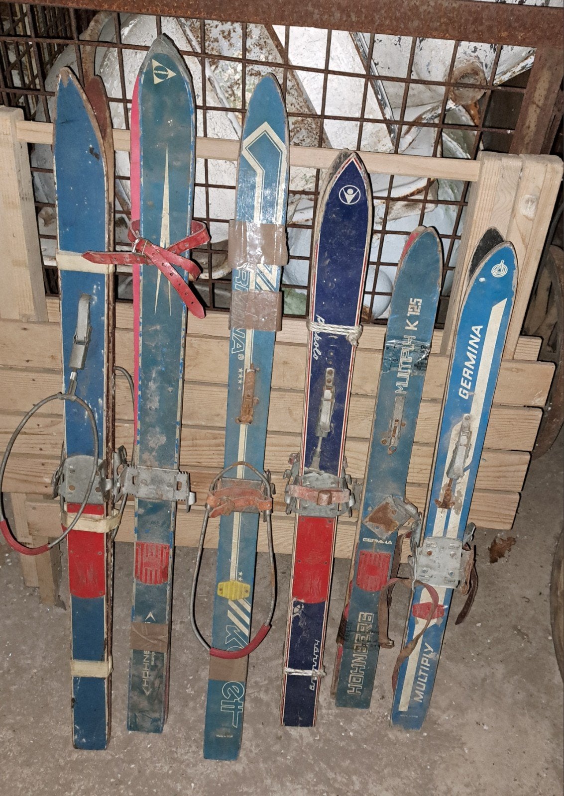 ski's oude Ski's kinderski's decoratie, Ophalen of Verzenden
