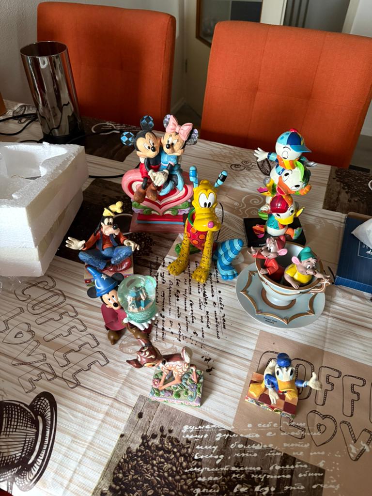 Leuke disney beeldjes, Ophalen, Donald Duck, Zo goed als nieuw, Beeldje of Figuurtje