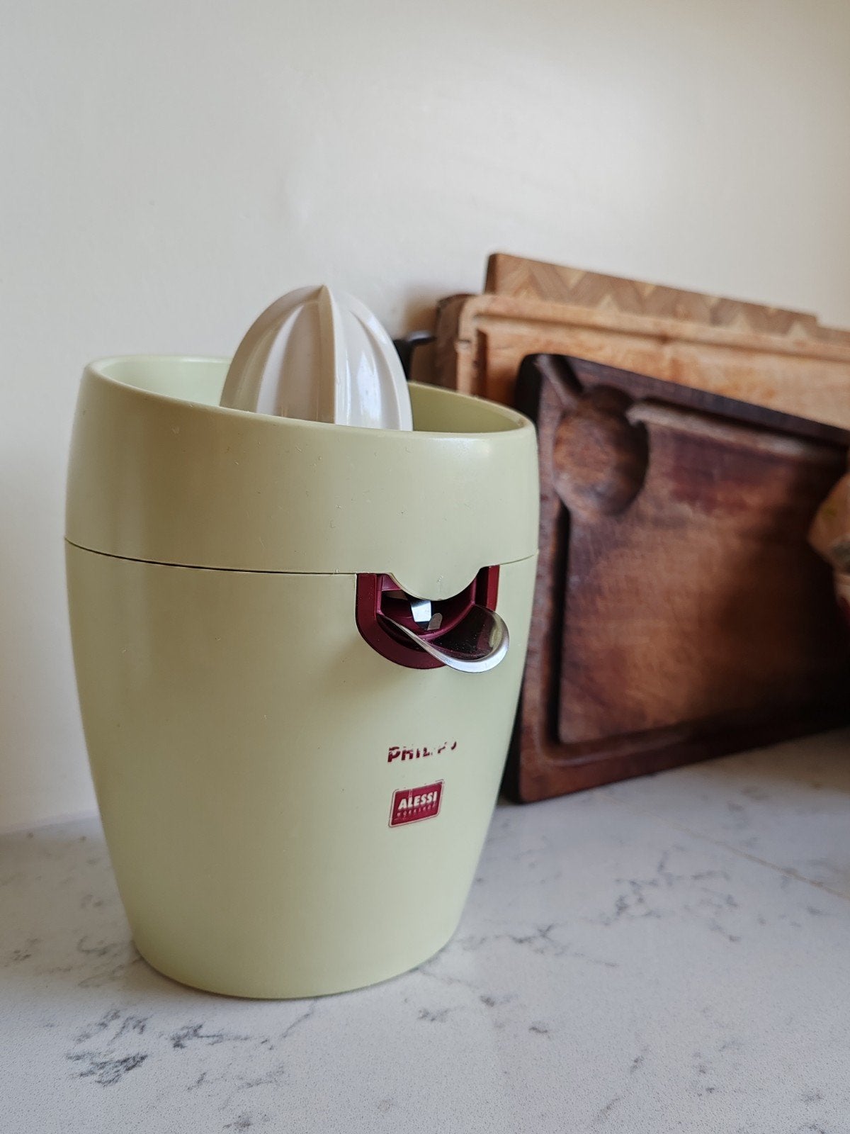 Vintage Philips Alessi Citruspers - Design Icoon, Ophalen of Verzenden, Gebruikt