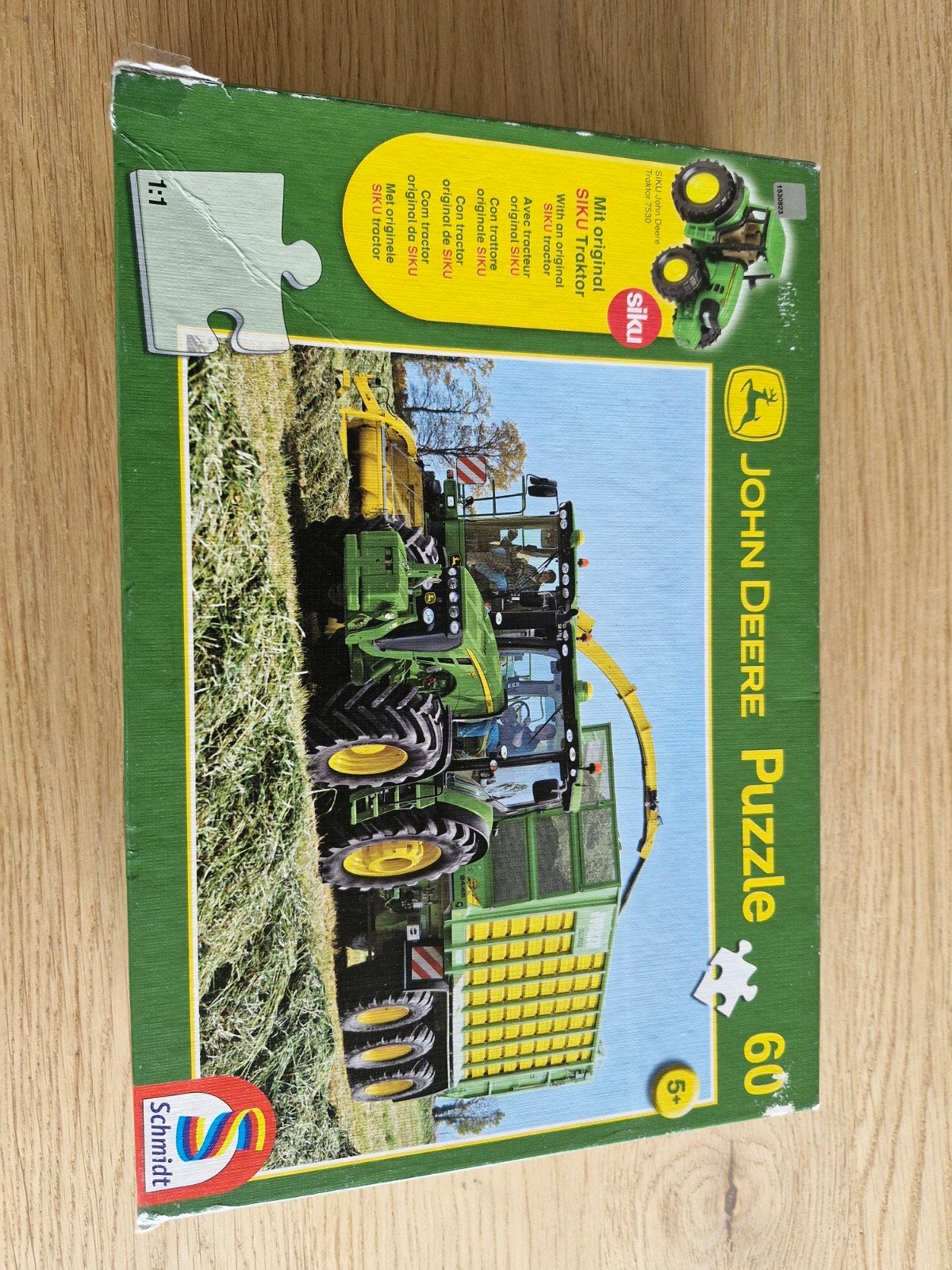 John Deere Puzzle 60 stukjes - Zonder tractor, Ophalen of Verzenden, Minder dan 10 stukjes, Gebruikt, 6 jaar of ouder