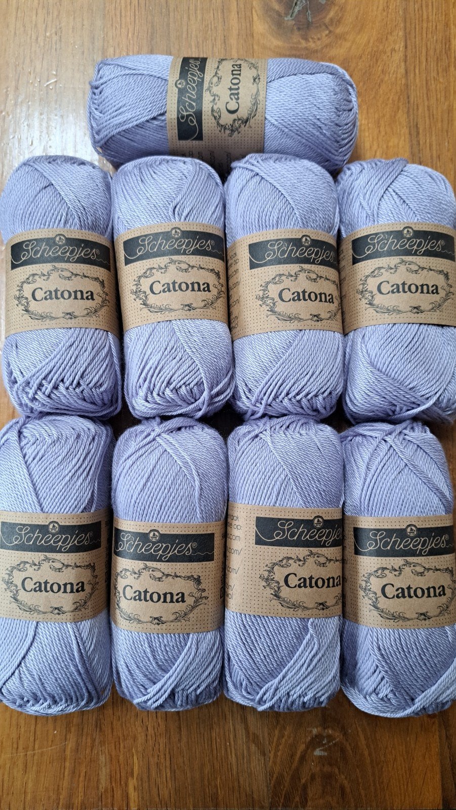 9 bollen Scheepjes Catona 50g - Nieuw, Breien of Haken, Nieuw, Ophalen of Verzenden, Scheepjes