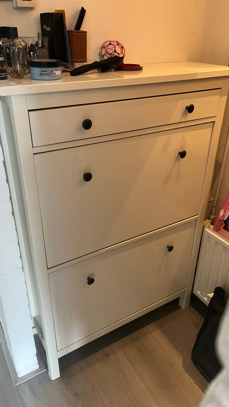 Ikea Hemnes schoenenkast - Wit, functioneel en stijlvol, Ophalen, Gebruikt