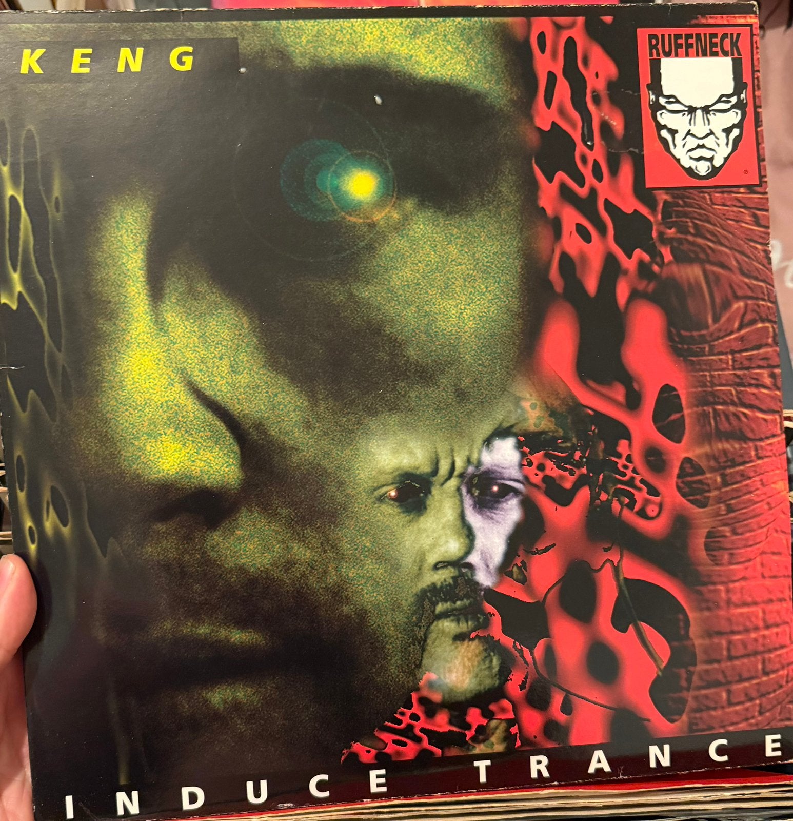 Gabber Vinyl -Induce Trance- Keng- Ruffneck, Cd's en Dvd's, Ophalen of Verzenden, Zo goed als nieuw, 12 inch