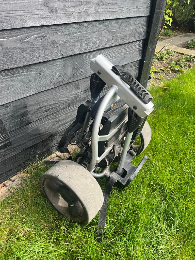 Elektrische golftrolley - inklapbaar, Ophalen, Gebruikt, Golfkar, Overige merken
